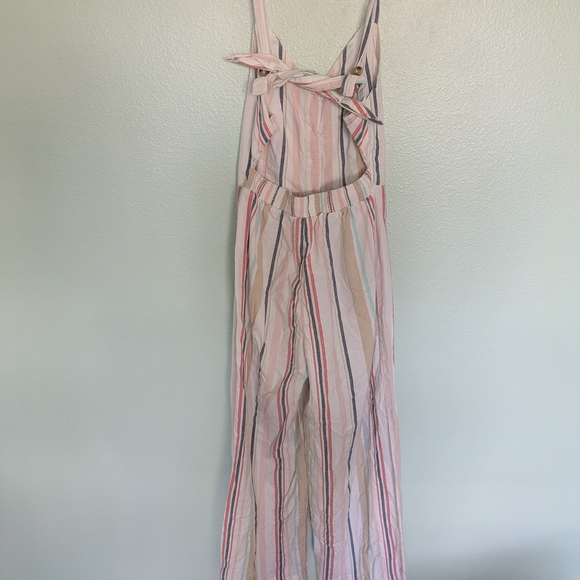 Striped Sleeveless Jumpsuit - Picture 4 of 4